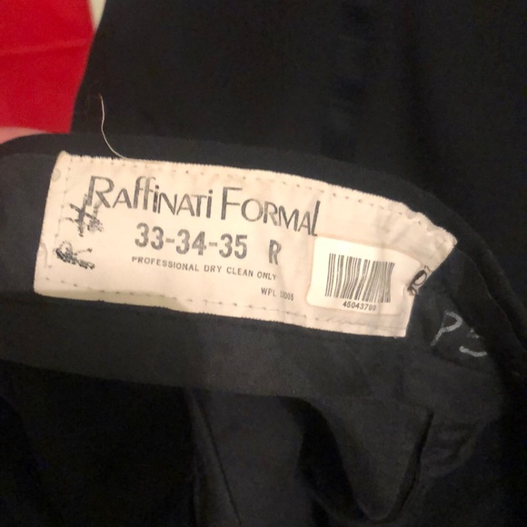 Men’s Tuxedo Pants 33-35R Coat 44L - Picture 7 of 7